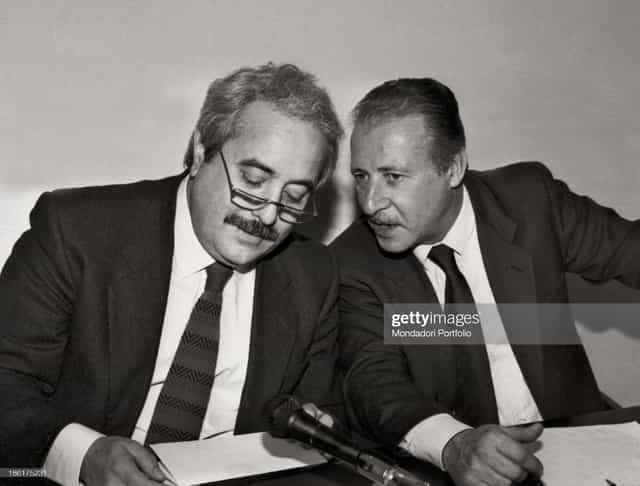 A beautiful pic of the most important heroes of Italian Republic, Giovanni Falcone and Paolo Borsellino